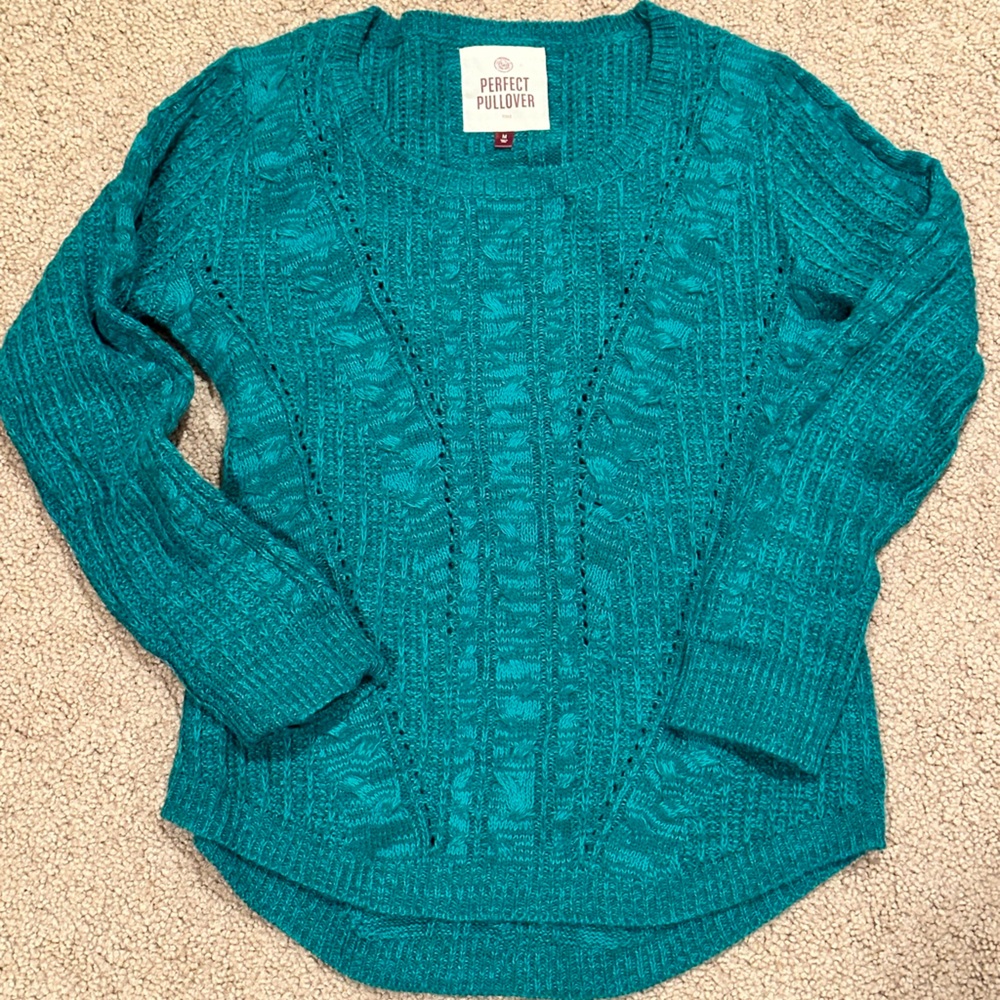 cable knit sweater